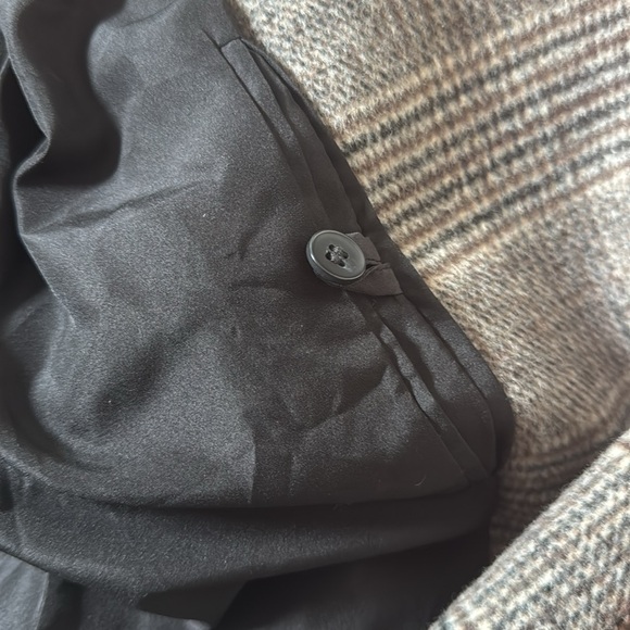 Monkl women’s plaid double breasted pea coat size S - Picture 6 of 6